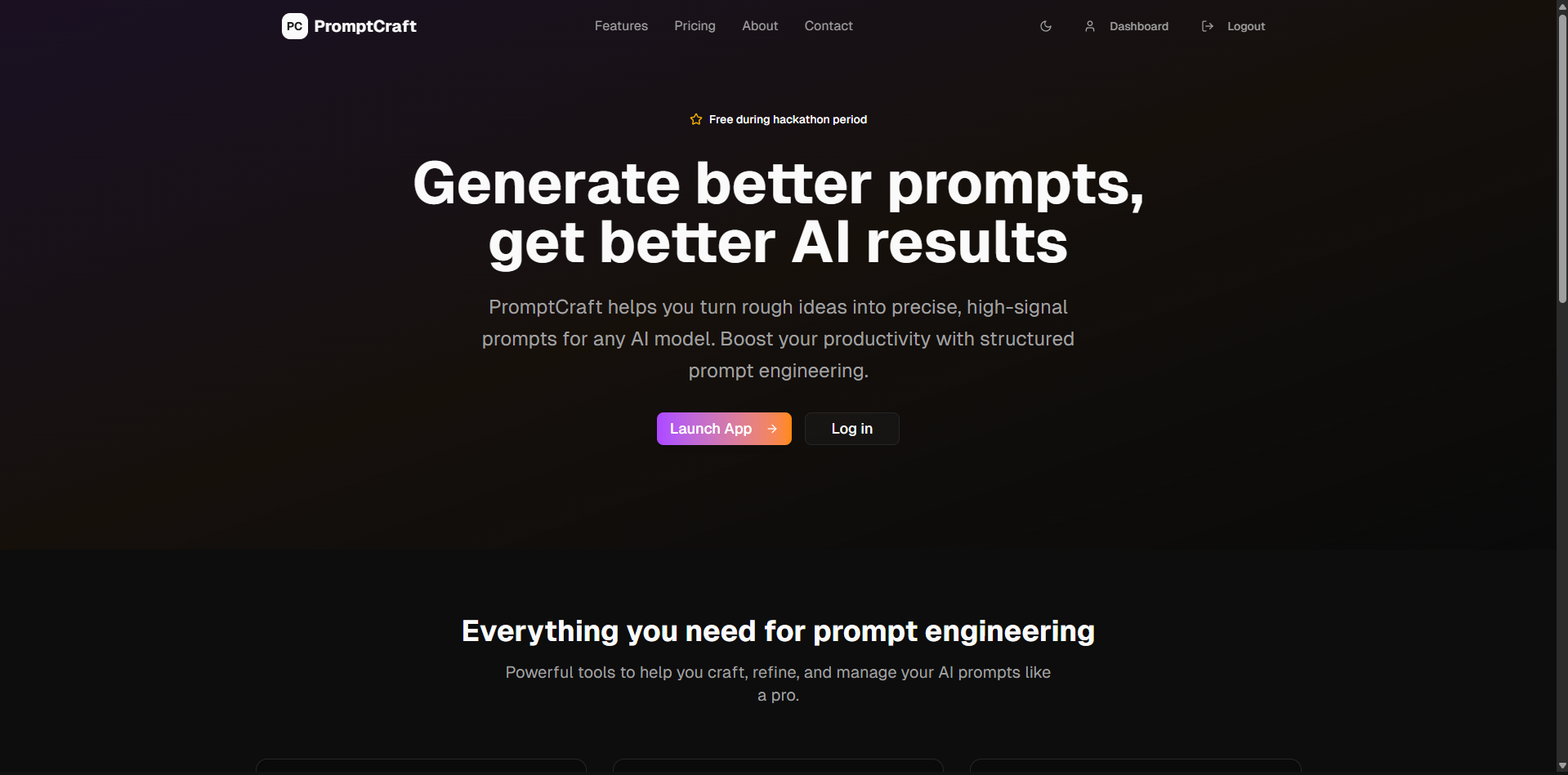 PromptCraft Screenshot